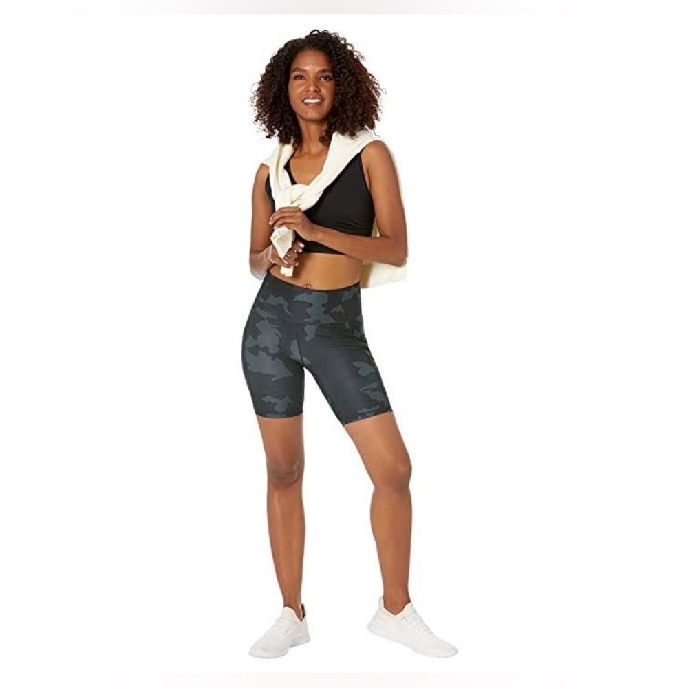 45. NWT PrAna Electa Black Camo biker short. XS